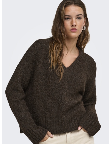 Pull Maille Coffee Beam ONLFIONA ONLY - 4 | TOPS